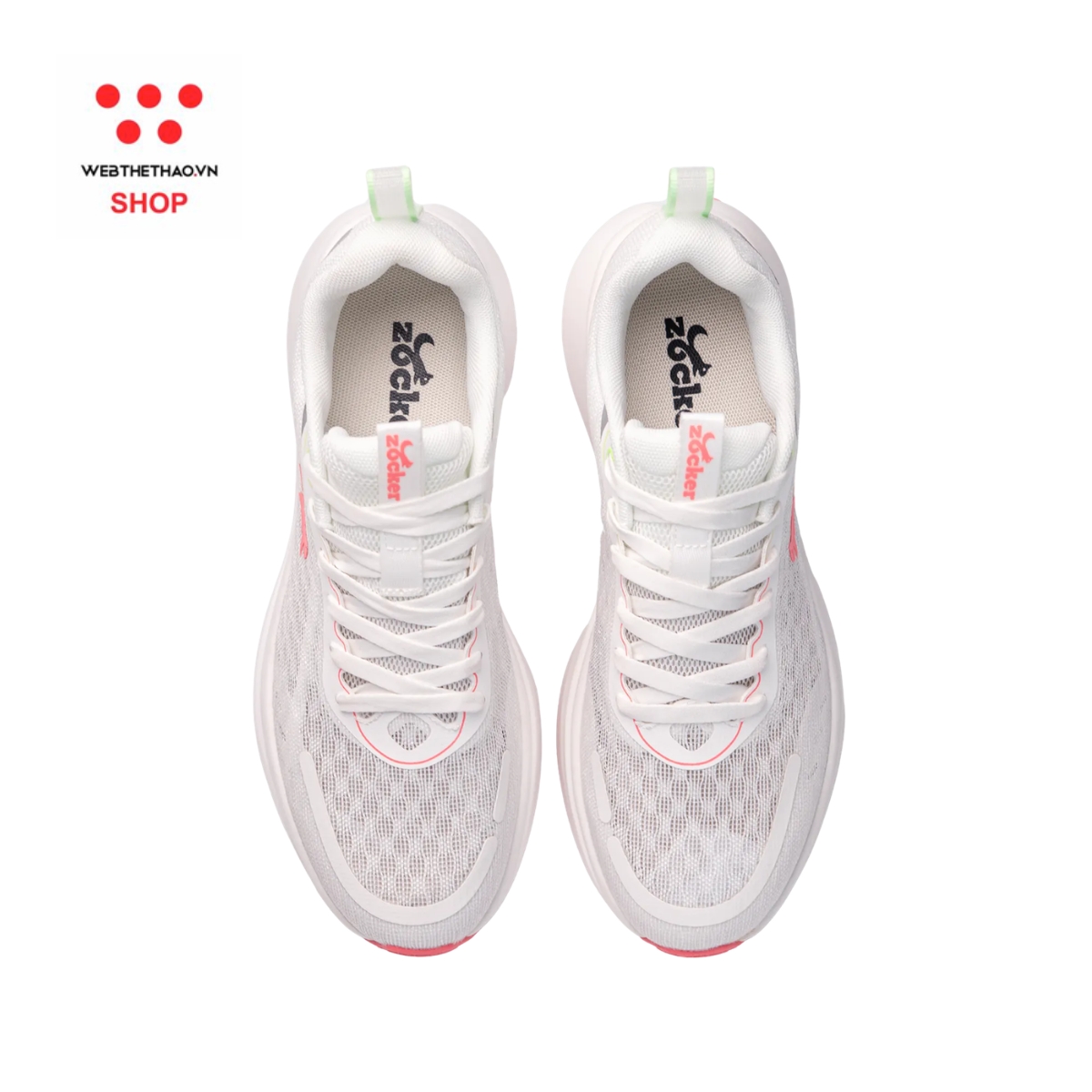 Giày Chạy Bộ Nam Nữ Zocker Speed Up Gen 2 màu "Be" Z-SU-G2-03 - Hàng Chính Hãng