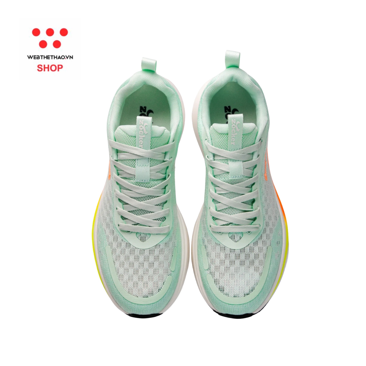 Giày Chạy Bộ Nam Nữ Zocker Speed Up Gen 2 màu "Xanh Lá" Z-SU-G2-06 - Hàng Chính Hãng