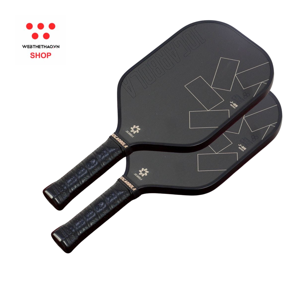 Vợt Pickleball Jogarbola J25 màu "Brown" JG-J25-02 - Hàng Chính Hãng