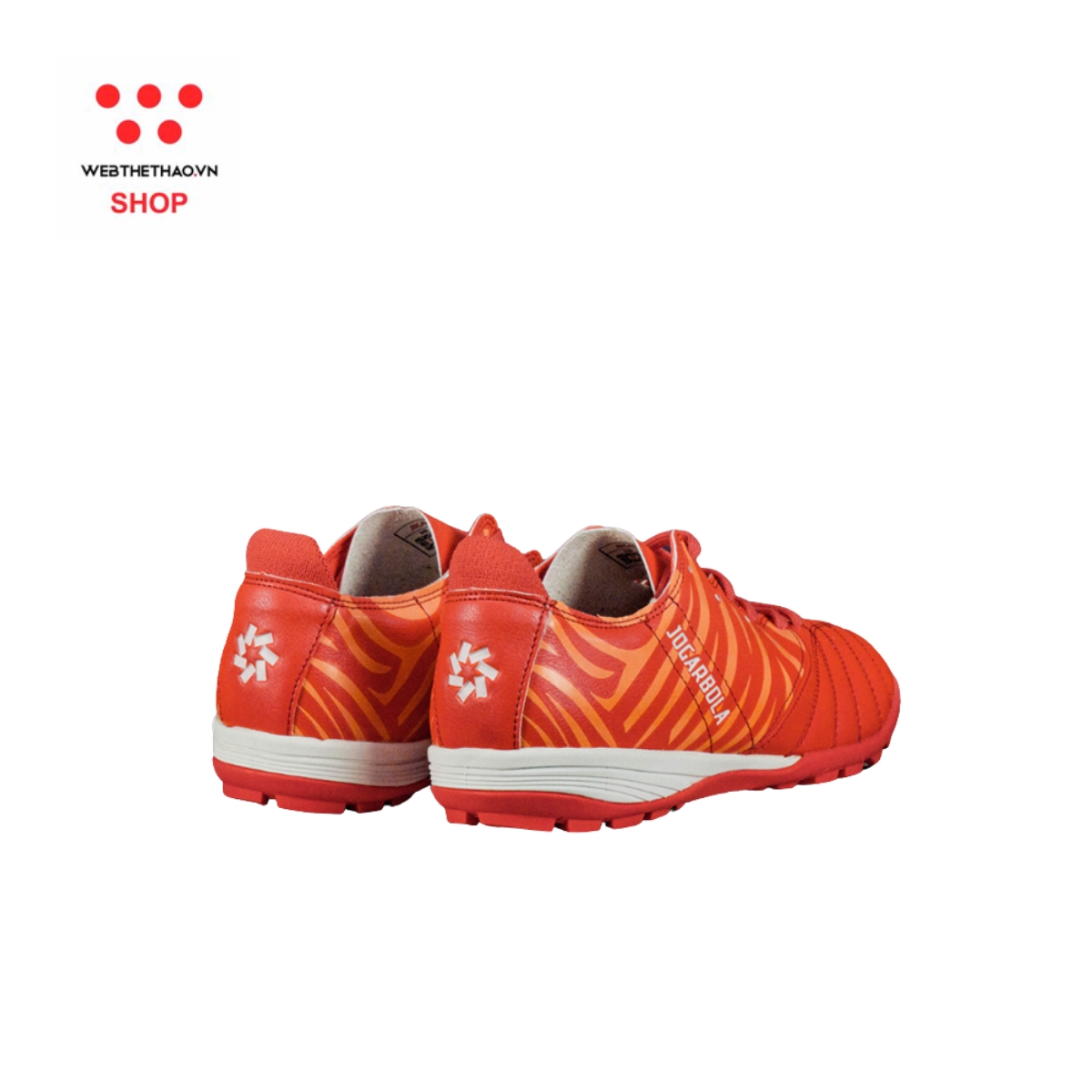 Giày bóng đá Nam Jogarbola Hi-tek màu "White/Red" JG-HITEK-03 - Hàng Chính Hãng