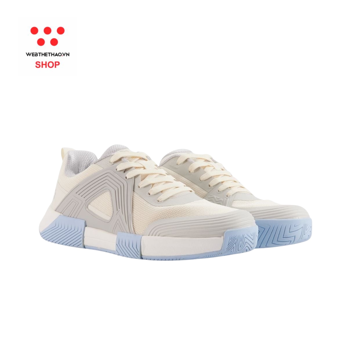 Giày Pickleball Nam Jogarbola Vortex màu "Grey/White" JG-VORTEX-03 - Hàng Chính Hãng