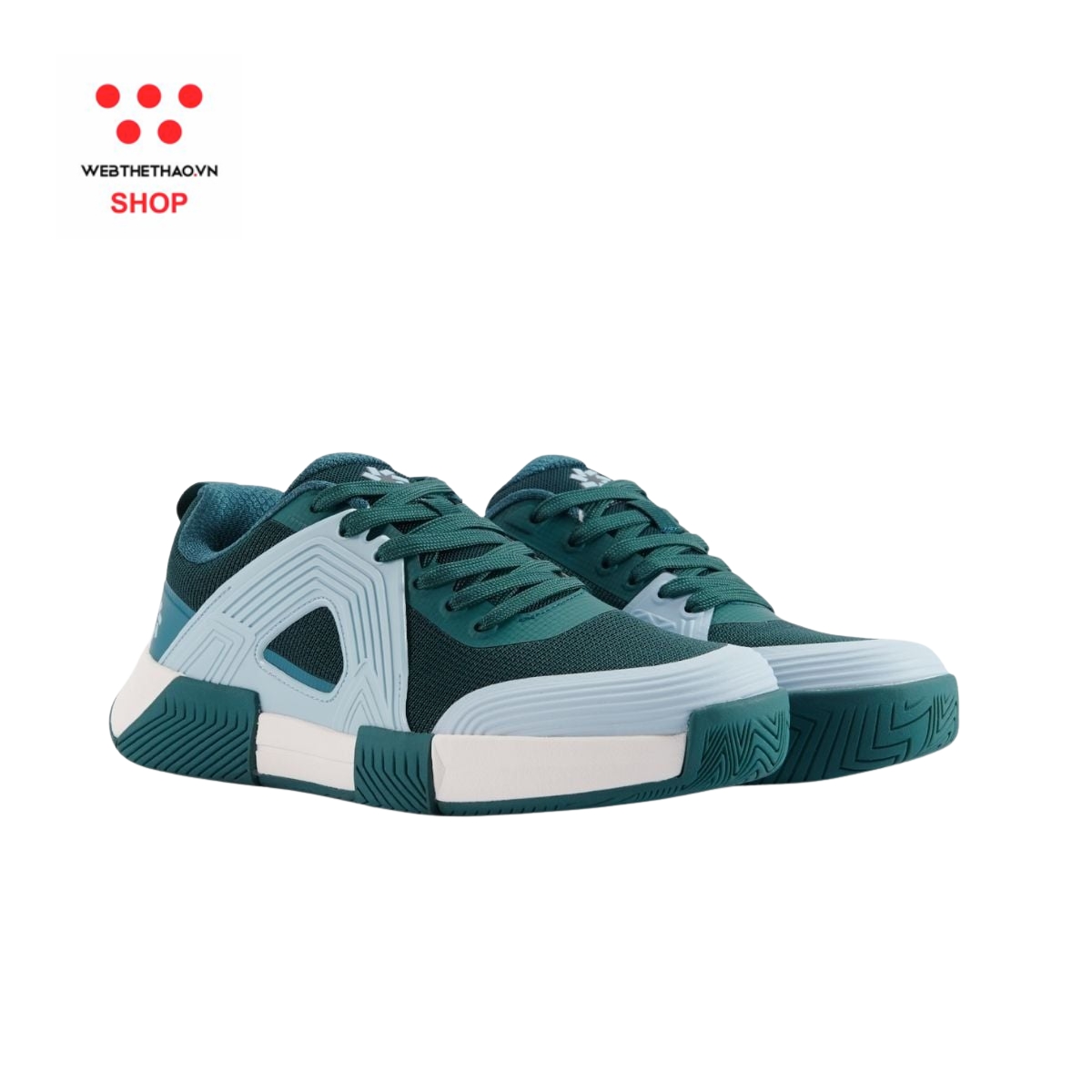 Giày Pickleball Nam Jogarbola Vortex màu "Green/Baby Blue" JG-VORTEX-05 - Hàng Chính Hãng