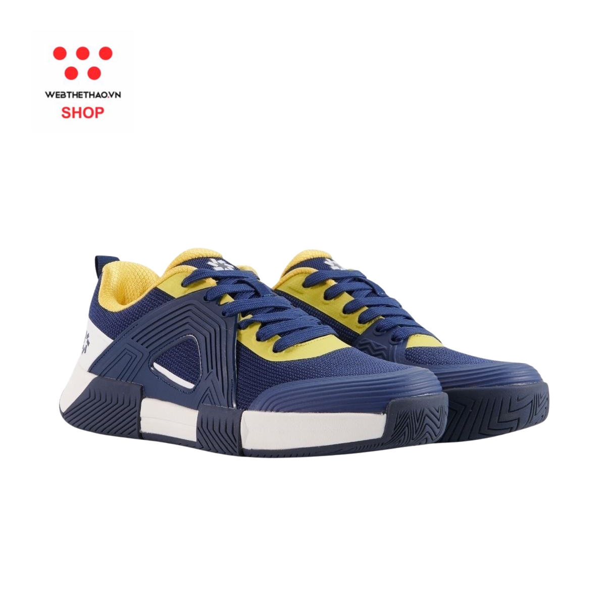 Giày Pickleball Nam Jogarbola Vortex màu "Navy/Yellow" JG-VORTEX-04 - Hàng Chính Hãng
