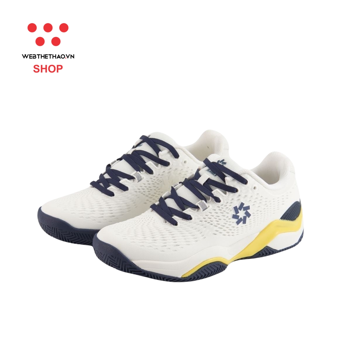 Giày thể thao Pickleball Jogarbola Terra màu "White" JG-TERRA-04 - Hàng Chính Hãng