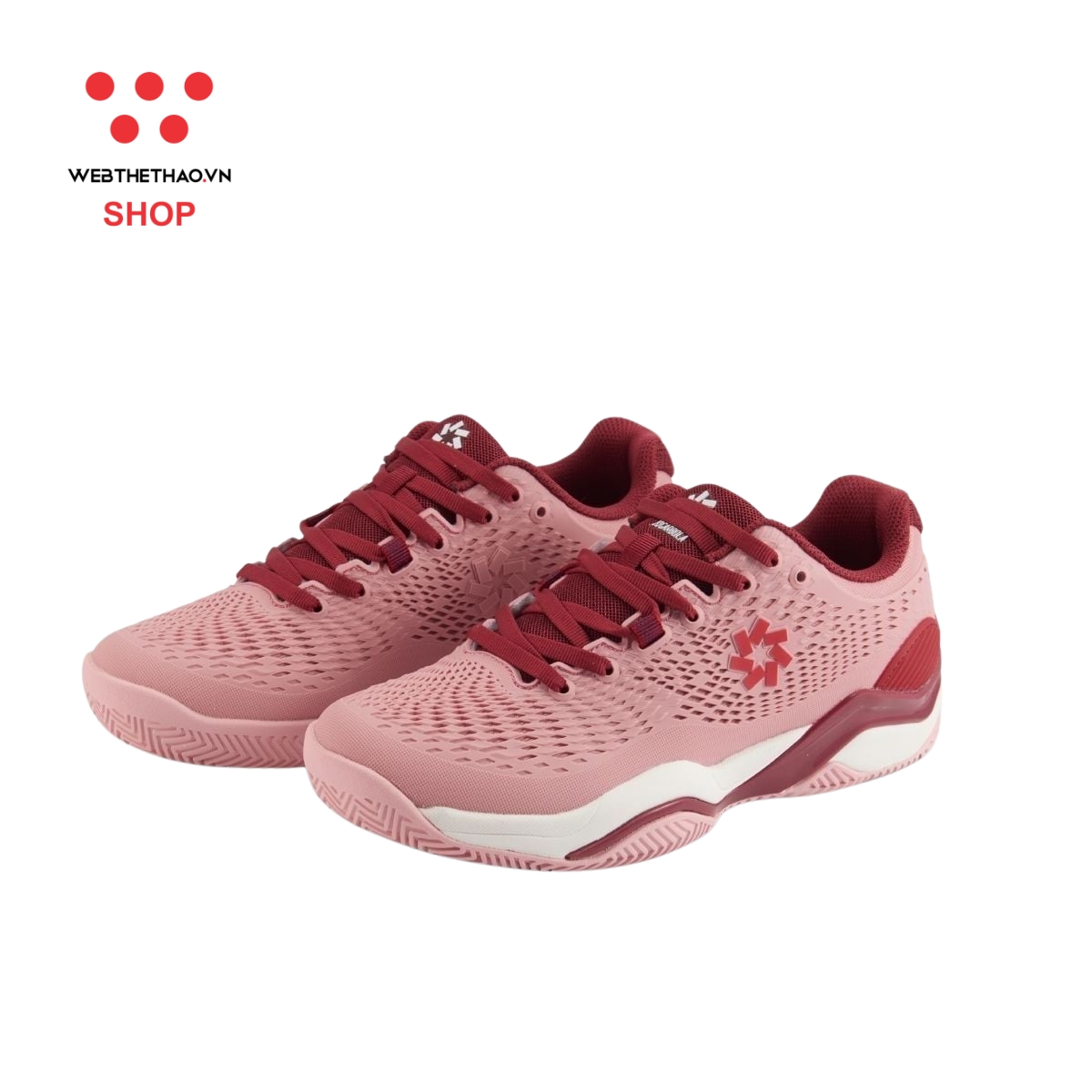 Giày thể thao Pickleball Nữ Jogarbola Terra màu "Deep Pink" JG-TERRA-06 - Hàng Chính Hãng