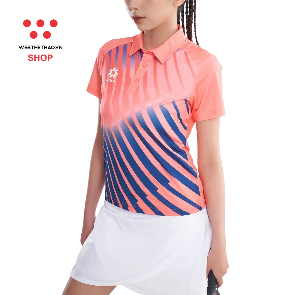 Áo polo thể thao Nữ Jogarbola WIFA "Hồng" WJ-A4152-02 - Hàng Chính Hãng