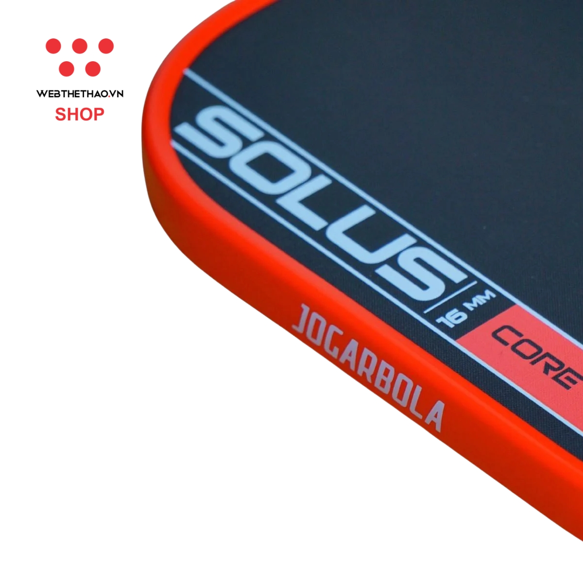 Vợt Pickleball Jogarbola Solus Core VI Control "Red" JG-SC6C-01 - Hàng Chính Hãng