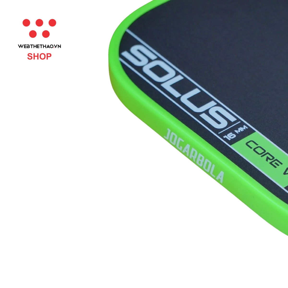 Vợt Pickleball Jogarbola Solus Core VI Power "Green" JG-SC6P-02 - Hàng Chính Hãng