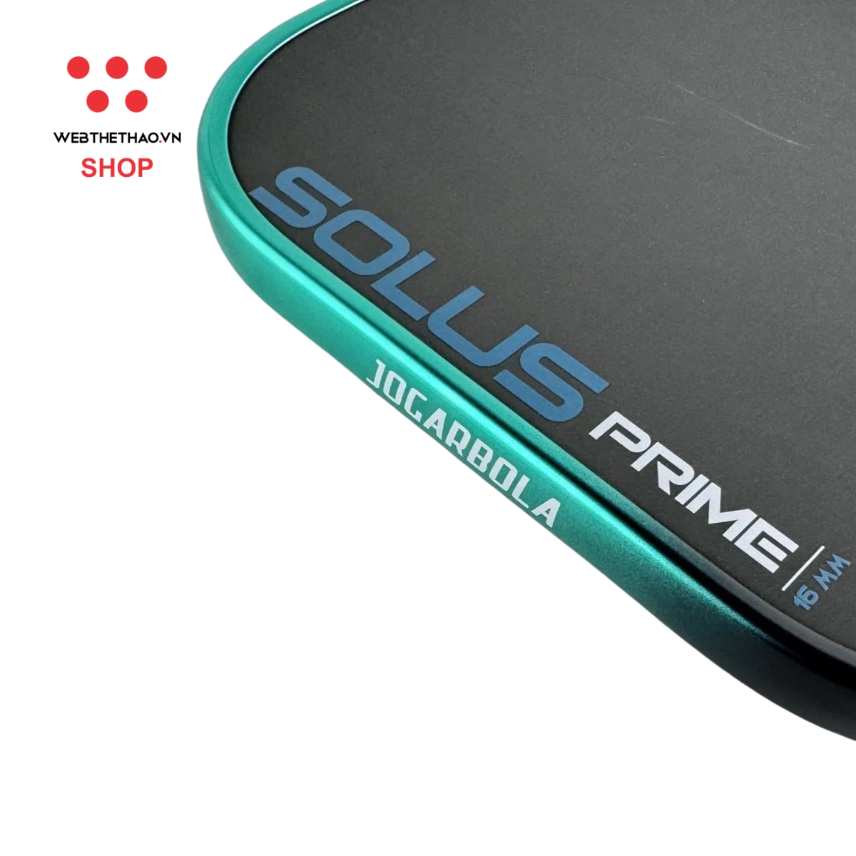 Vợt Pickleball Jogarbola Solus Prime Metallic Edge "Teal" JG-SPM-01 - Hàng Chính Hãng