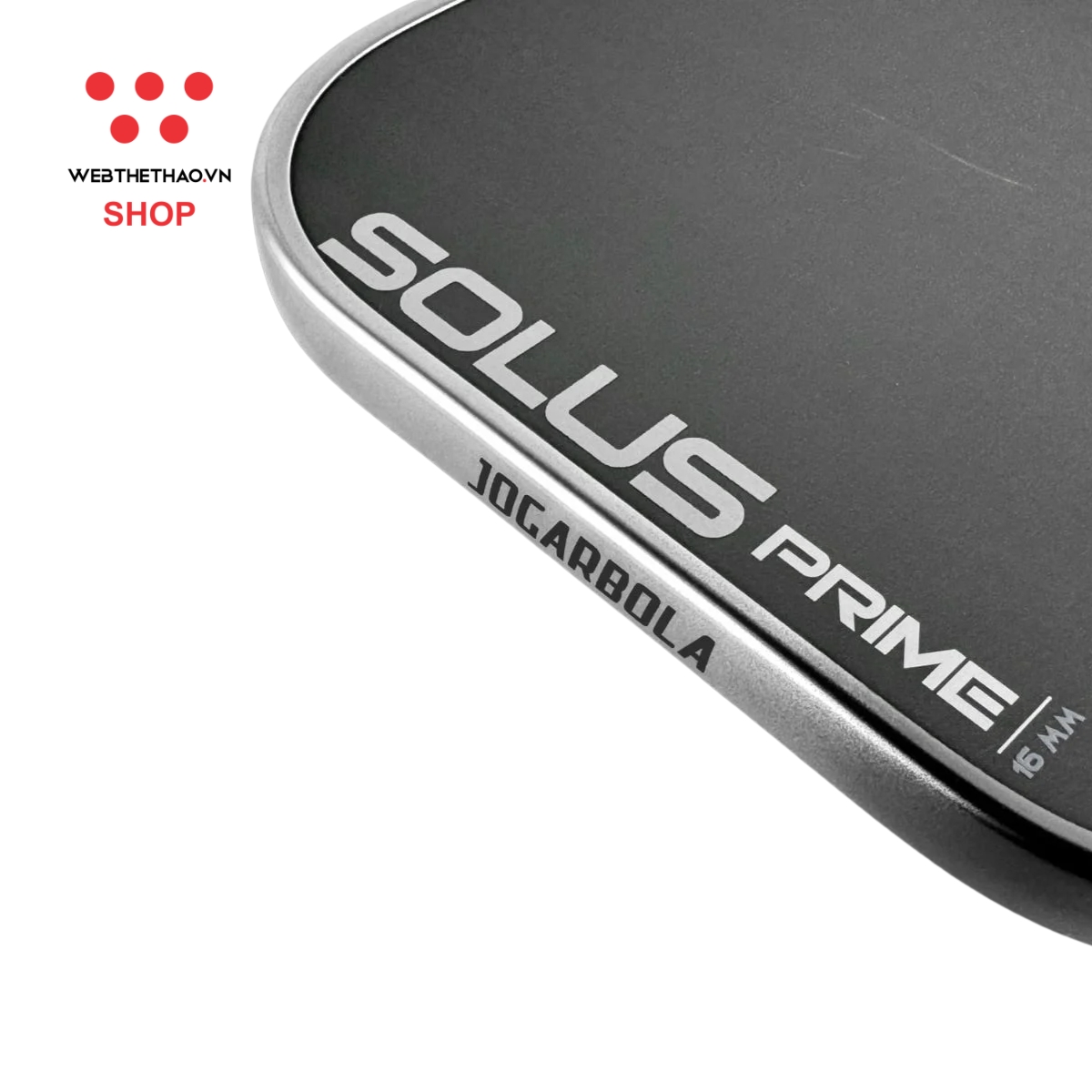 Vợt Pickleball Jogarbola Solus Prime Metallic Edge "Deep Grey" JG-SPM-02 - Hàng Chính Hãng