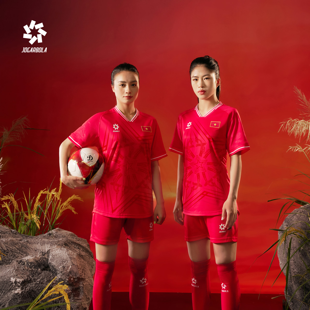 Áo thi đấu đội tuyển quốc gia Việt Nam 2024 "Đỏ" MJ-AJ1277-03 - Hàng Chính Hãng