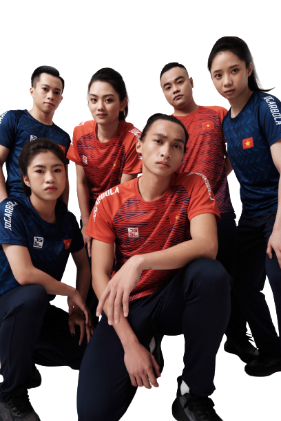 Áo thun thể thao Nam/Nữ JOGARBOLA SEA Games 31 "Xanh" JGSG31-1 - Hàng Chính Hãng