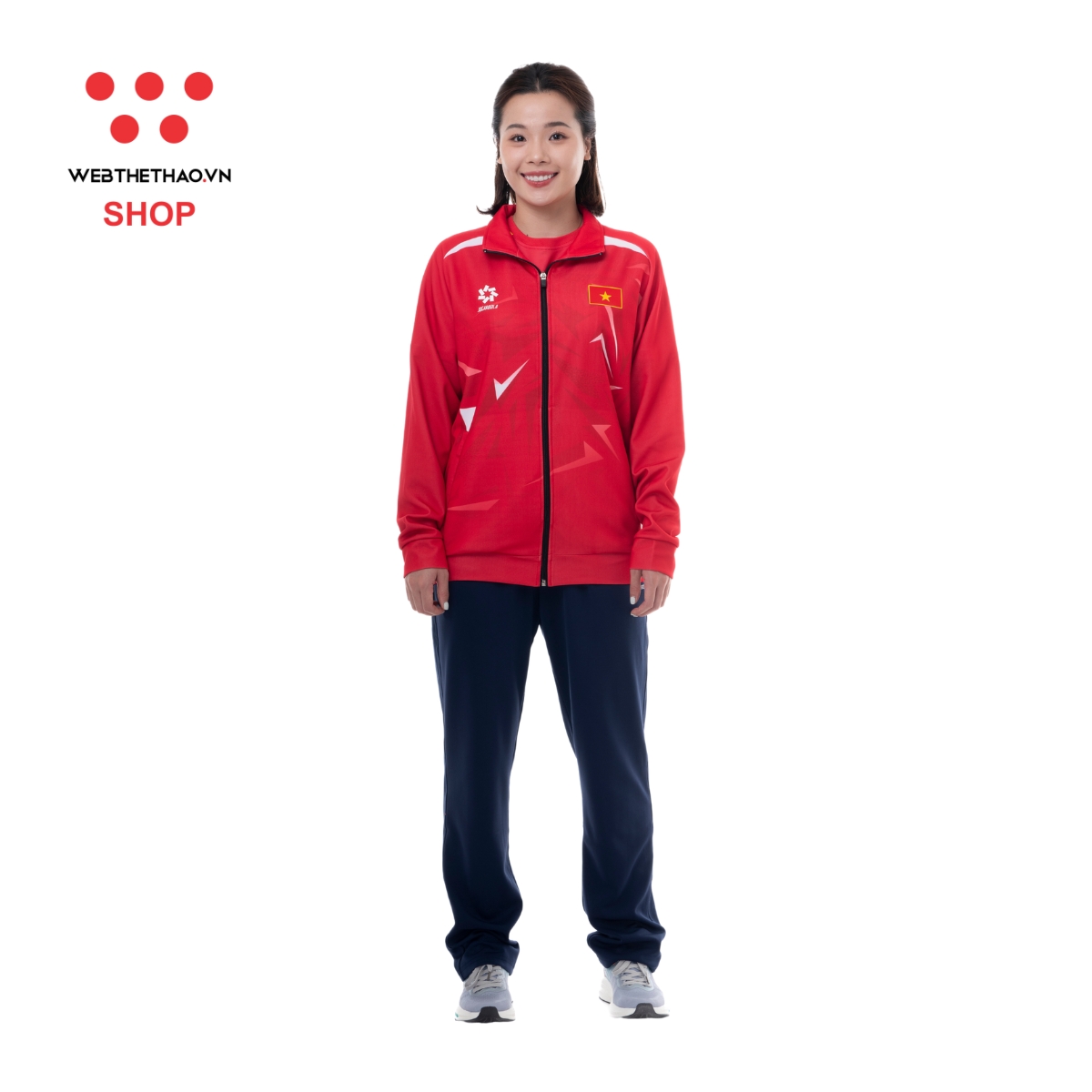 Bộ Suvec đội tuyển Olympic VN24 "Đỏ" MJ-PJ1055-02 - Hàng Chính Hãng