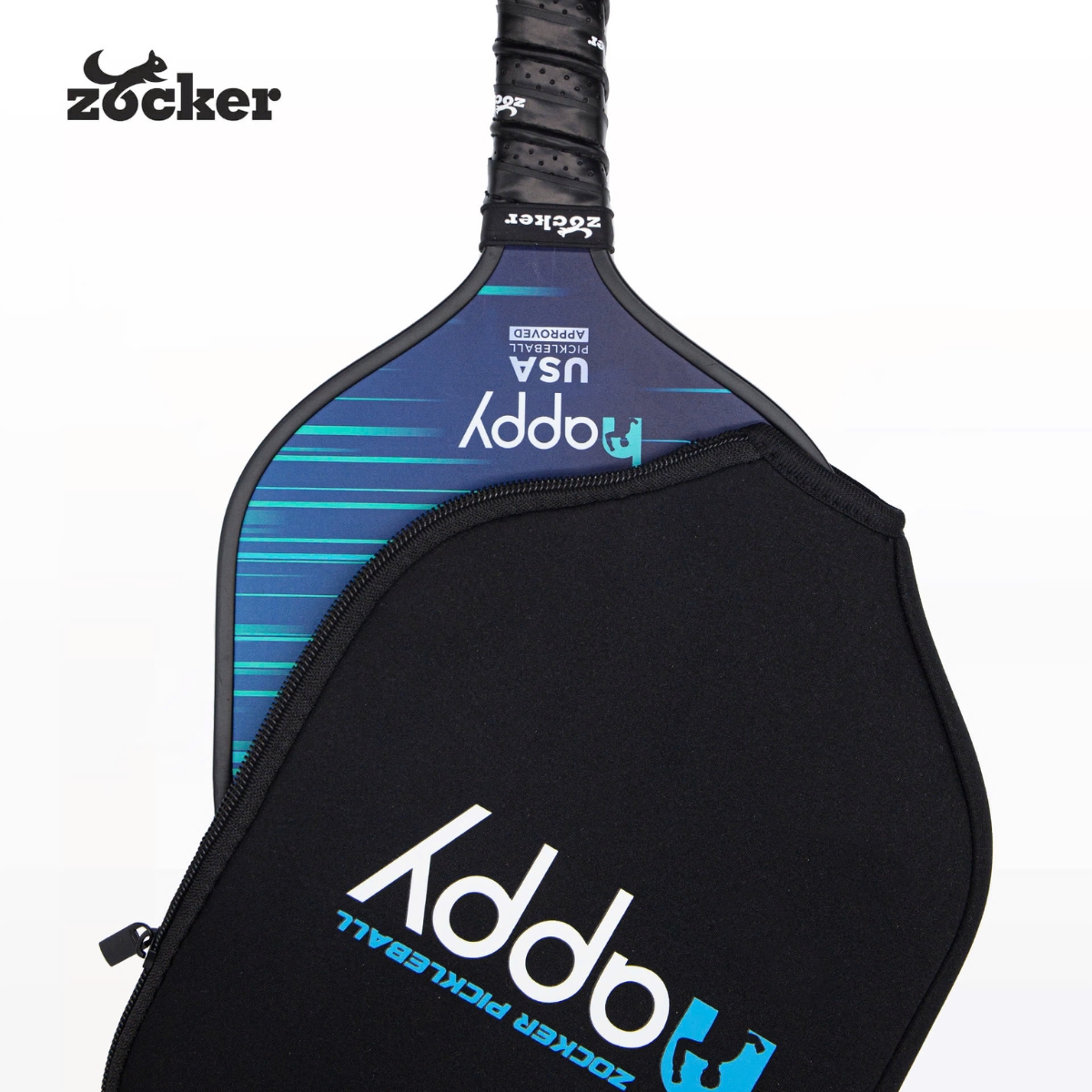 Túi bảo vệ mặt vợt Pickleball Zocker - Hàng Chính Hãng
