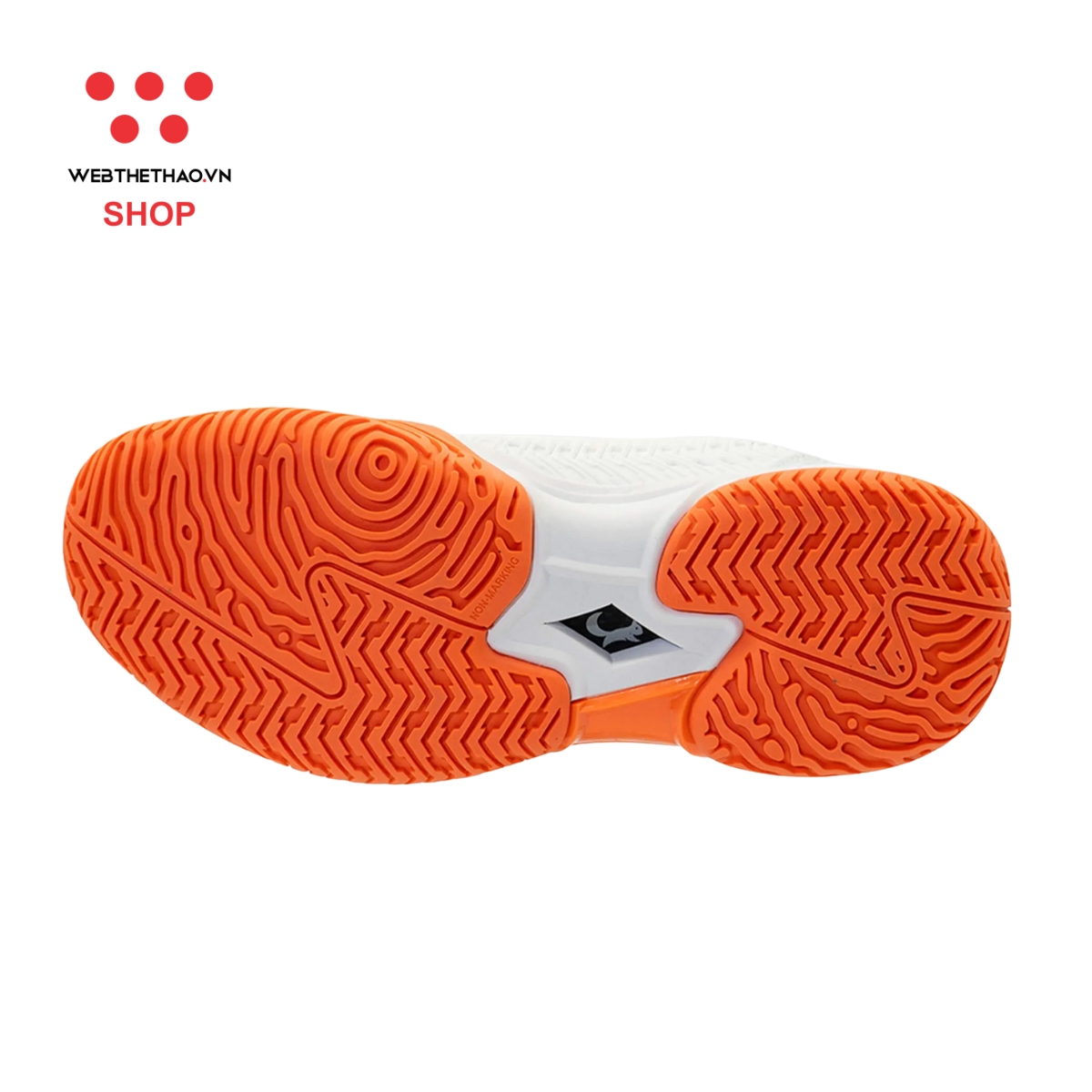 Giày Pickleball Nữ Zocker Aspire "White/Orange" Z-Aspire-07 - Hàng Chính Hãng