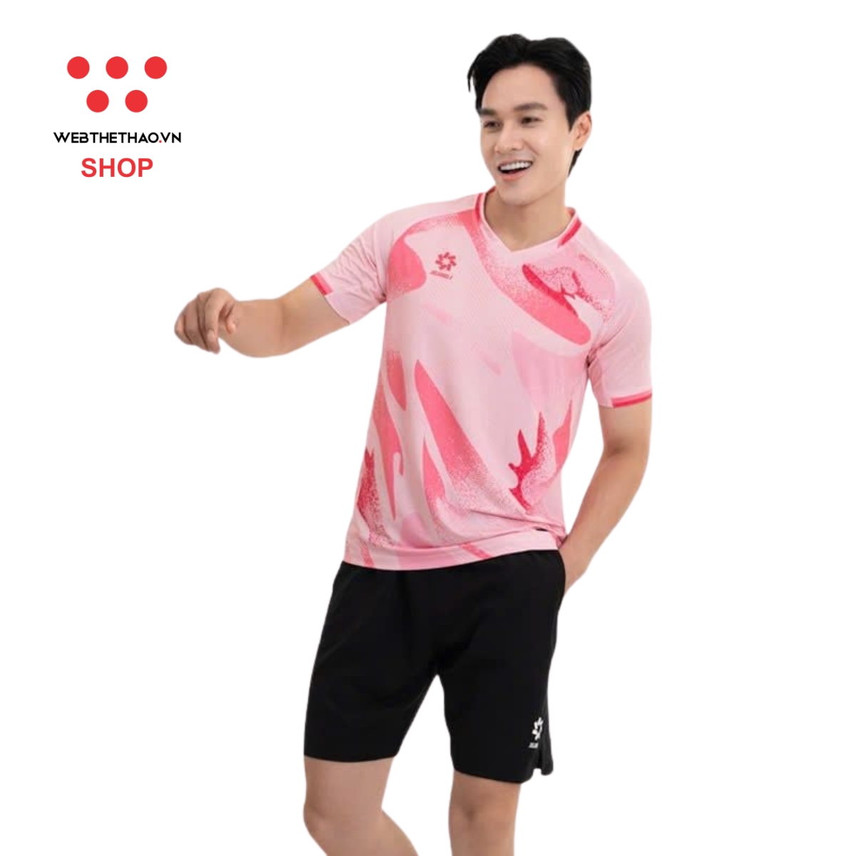 Áo phông thể thao nam Jogarbola màu "Pink" MJ-A4117-03 - Hàng Chính Hãng