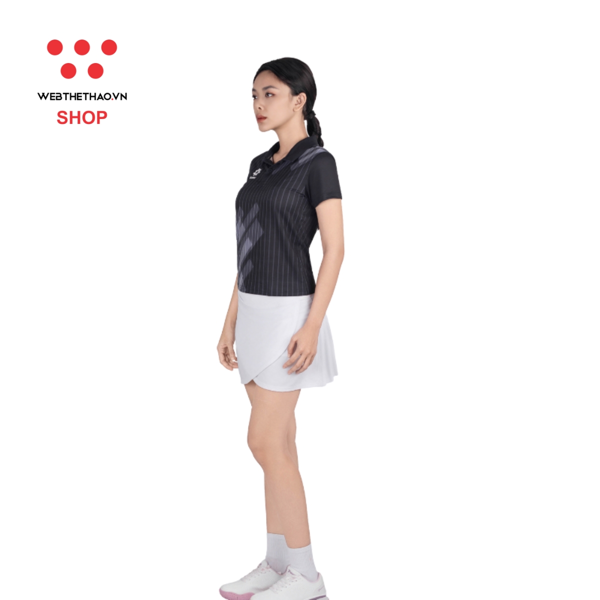 Áo polo thể thao Nữ Jogarbola Kuban "Black" WJ-A4090-04 - Hàng Chính Hãng