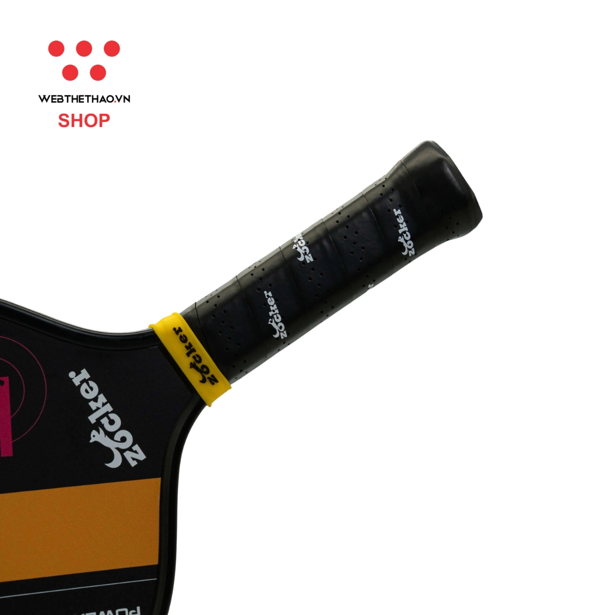 Vợt Pickleball Zocker Happy HP01 Standard Thunder "Yellow" HP01-08 - Hàng Chính Hãng