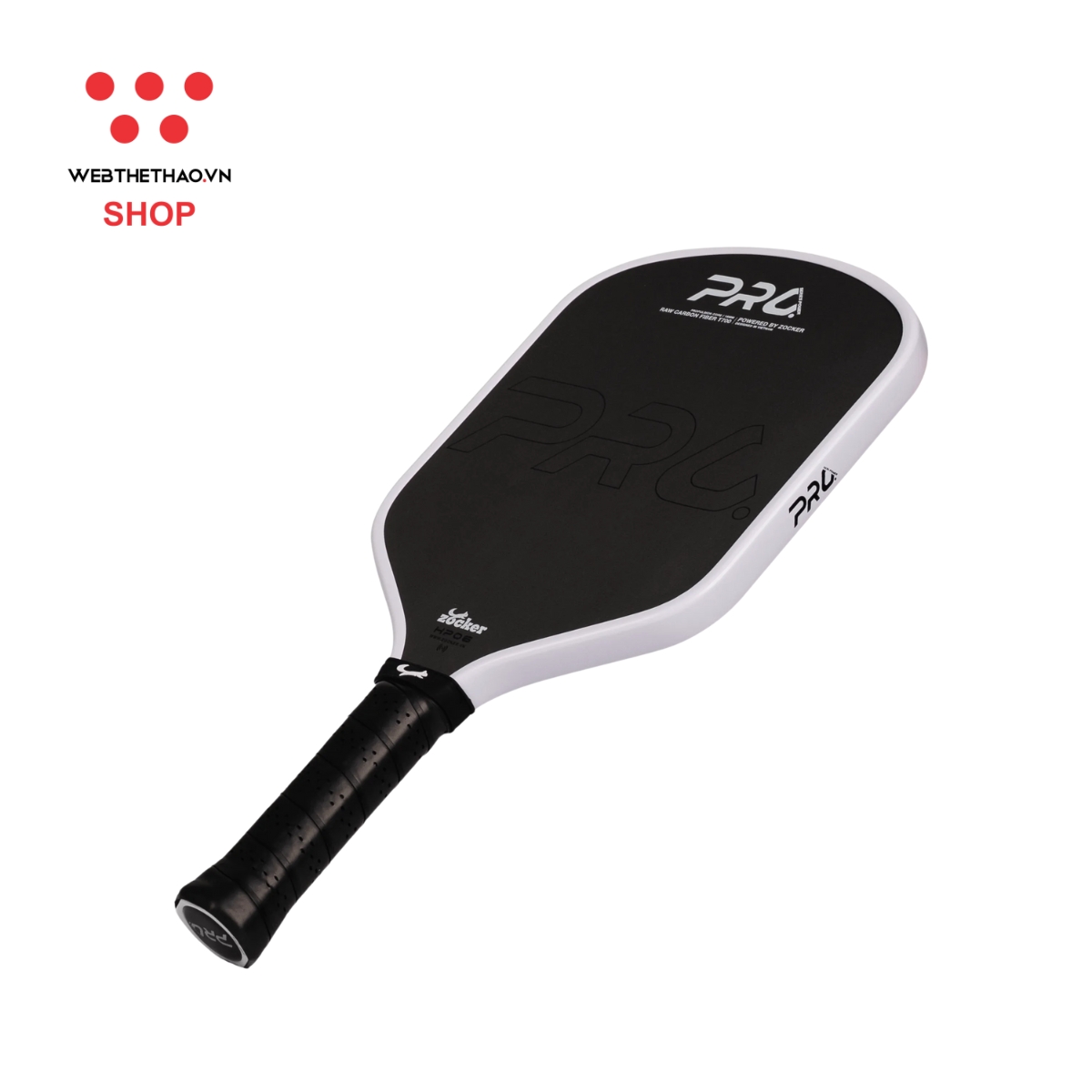 Vợt Pickleball Zocker HP06 Pro Series Power "White" HP06-02 - Hàng Chính Hãng