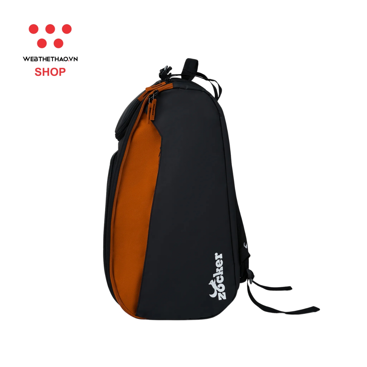 Balo Thể Thao Pickleball Zocker Chuyên Nghiệp BL-VDV0526 "Cam" - Hàng Chính Hãng