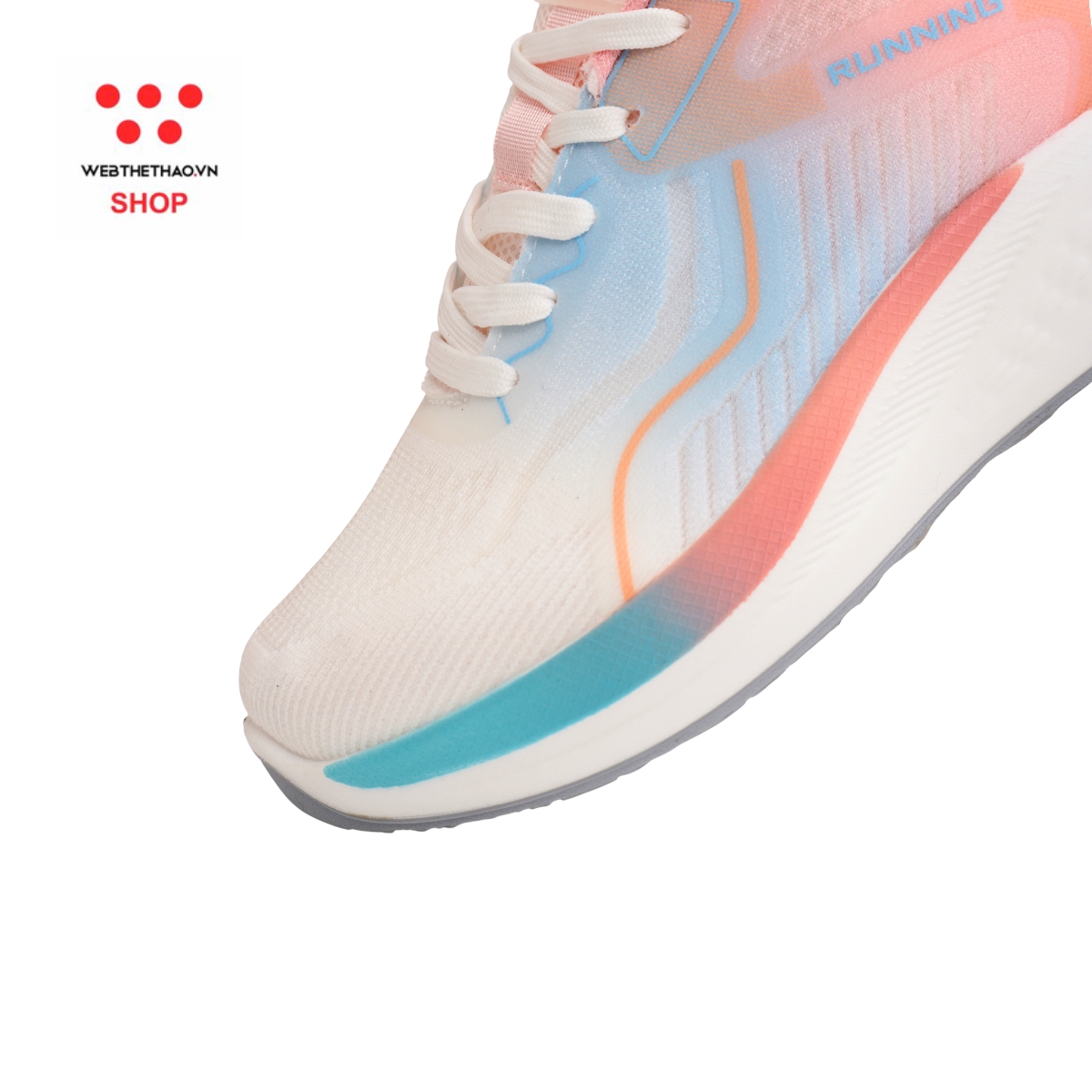 Giày thể thao nữ Promax PR-224 màu "Trắng/Hồng" PR-224-02 - Hàng Chính Hãng