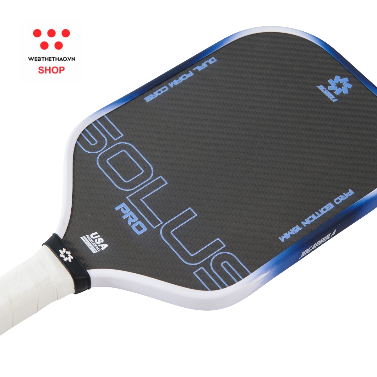 Vợt Pickleball Jogarbola Solus Tiêu chuẩn USA "Aqua" JG-Solus-04 - Hàng Chính Hãng