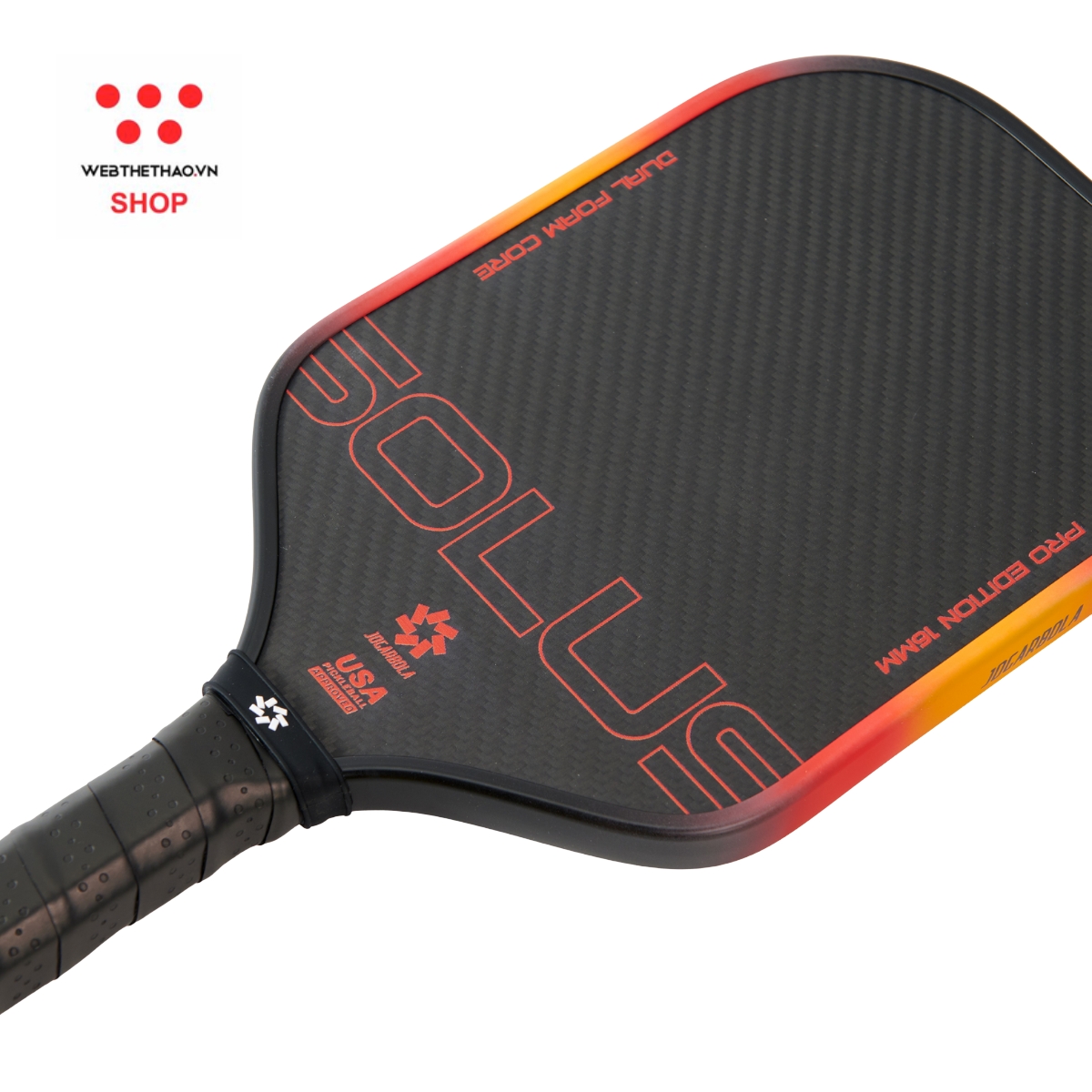 Vợt Pickleball Jogarbola Solus Tiêu chuẩn USA "Vulca" JG-Solus-06 - Hàng Chính Hãng