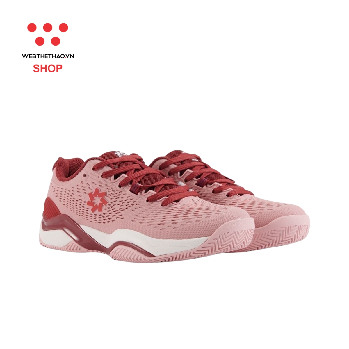 Giày thể thao Pickleball Nữ Jogarbola Terra màu "Deep Pink" JG-TERRA-06 - Hàng Chính Hãng
