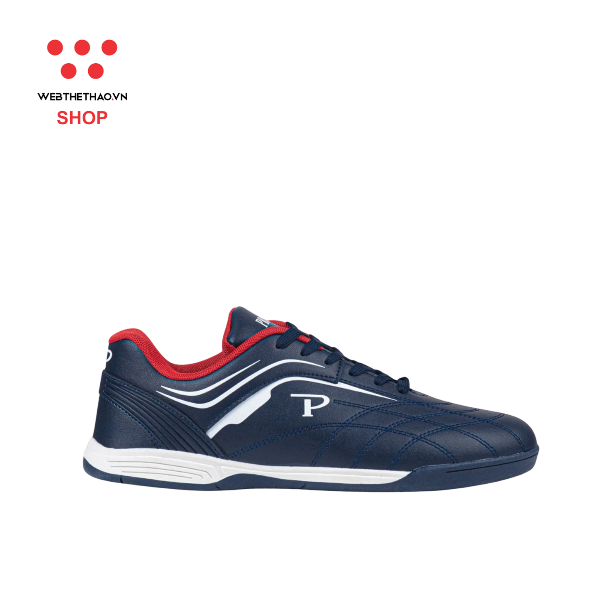 Giày thể thao Promax PR-1907 màu "Navy/Red" - Hàng Chính Hãng