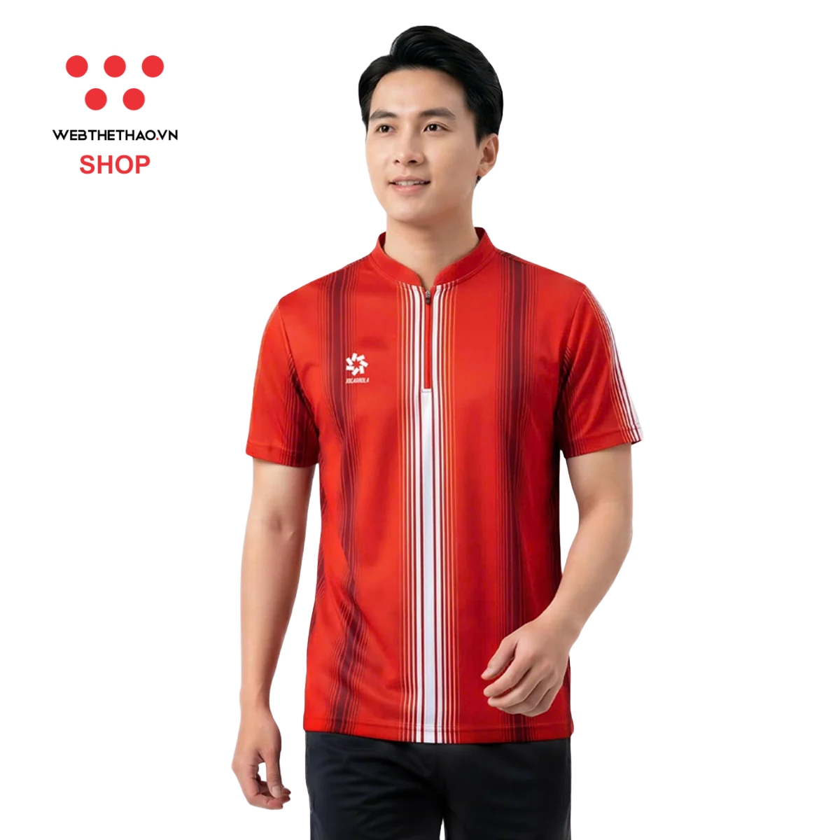 Áo polo thể thao Jogarbola Axis màu "Đỏ" MJ-A4380-01 - Hàng Chính Hãng