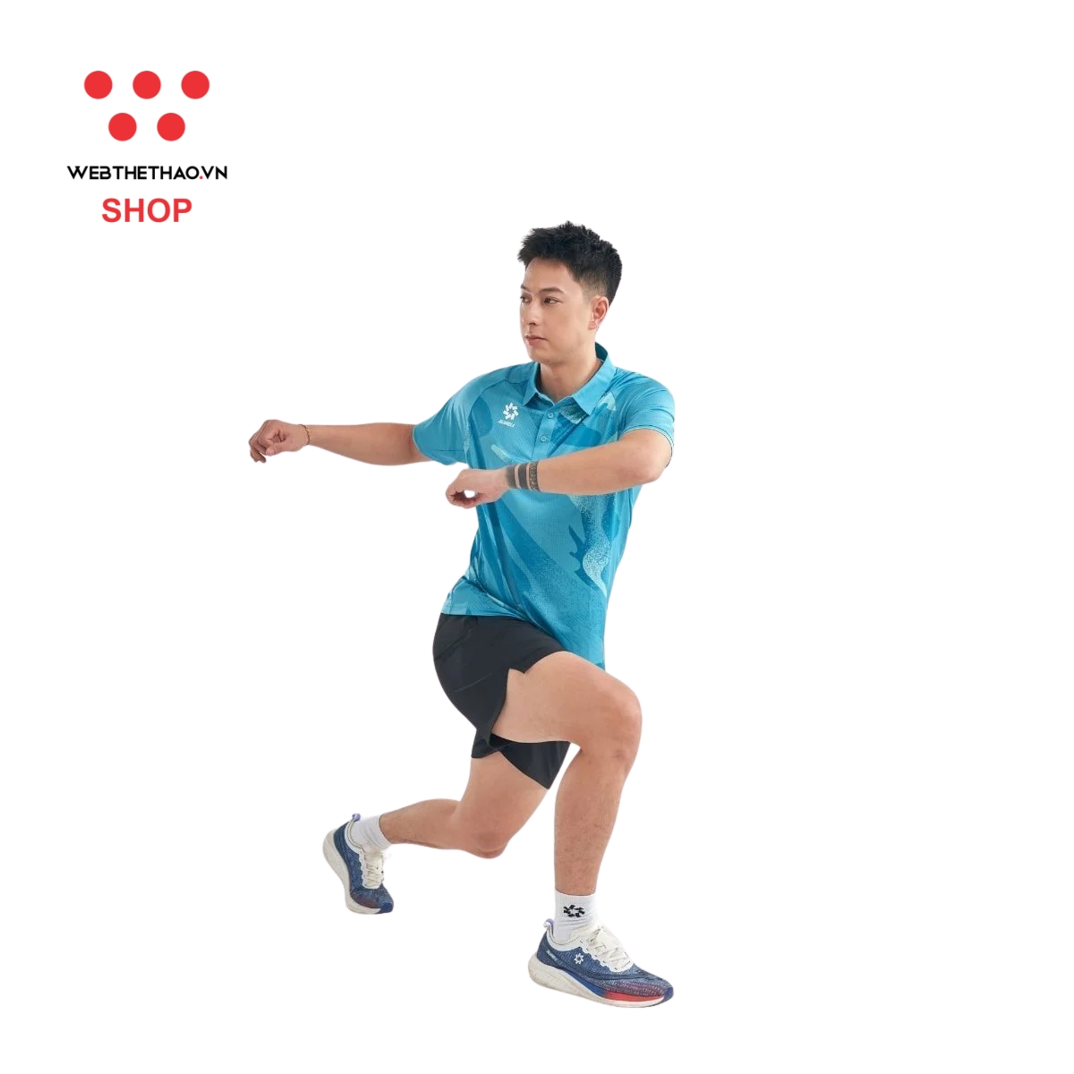 Áo polo thể thao Jogarbola Nova màu "Xanh" MJ-A4197-03 - Hàng Chính Hãng
