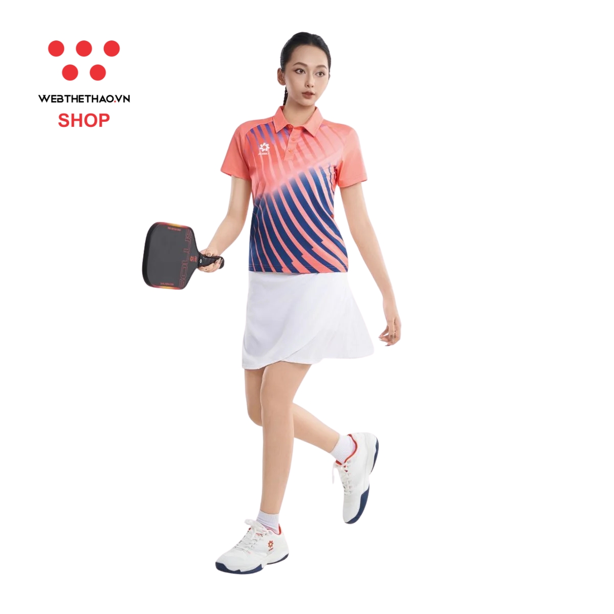 Áo polo thể thao Nữ Jogarbola WIFA "Hồng" WJ-A4152-02 - Hàng Chính Hãng
