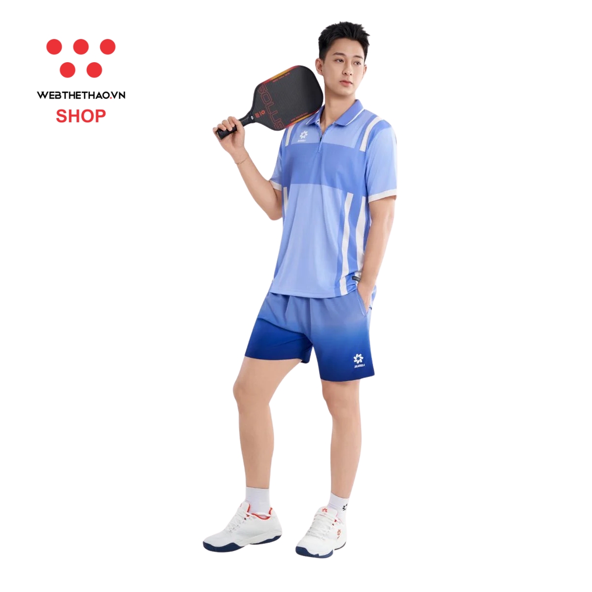 Quần short thể thao Jogarbola Bicolor màu "Tím" MJ-G13068-04 - Hàng Chính Hãng