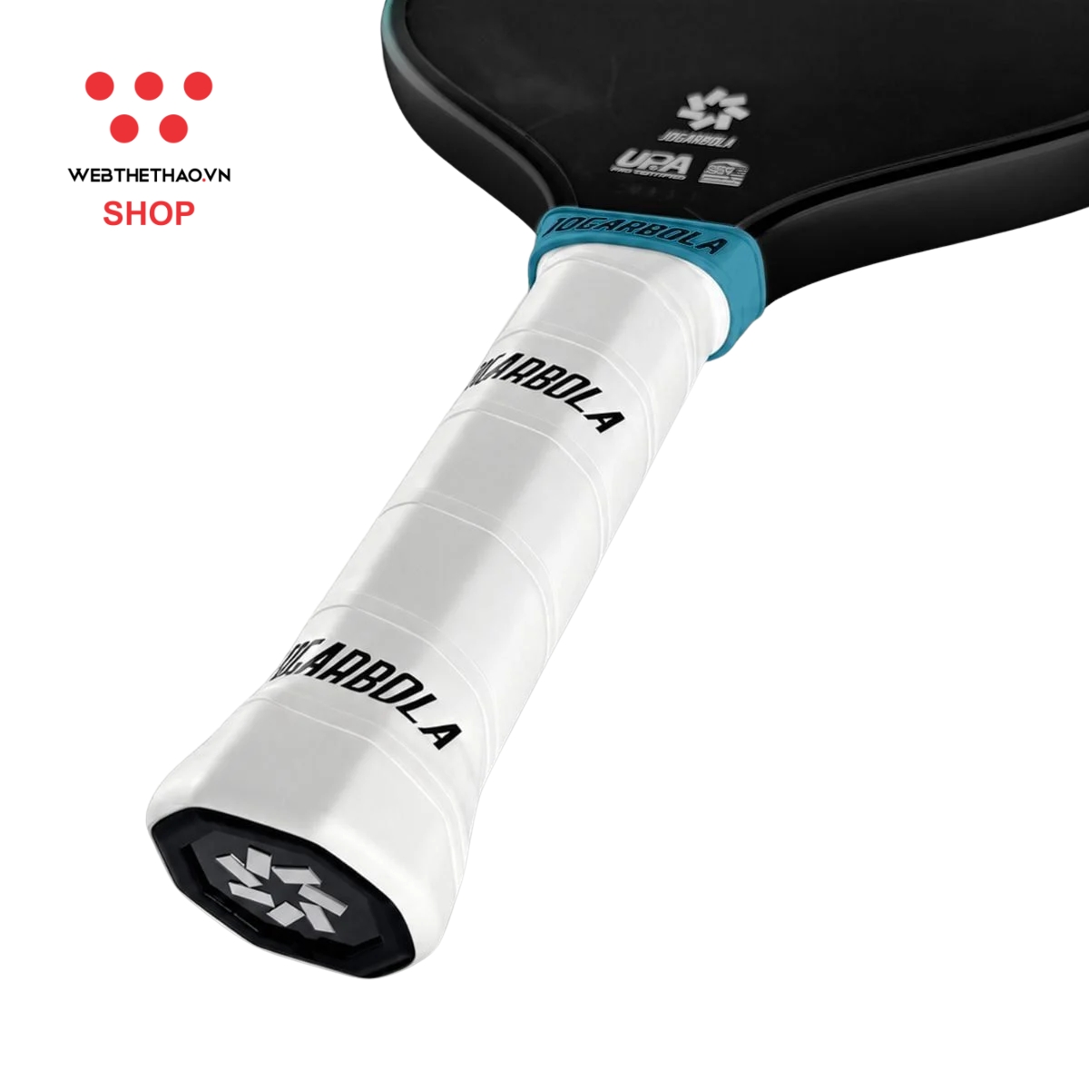 Vợt Pickleball Jogarbola Solus Prime Metallic Edge "Teal" JG-SPM-01 - Hàng Chính Hãng