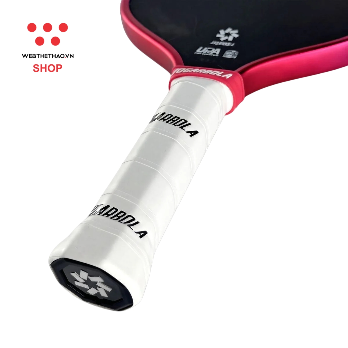 Vợt Pickleball Jogarbola Solus Prime Metallic Edge "Pink" JG-SPM-03 - Hàng Chính Hãng