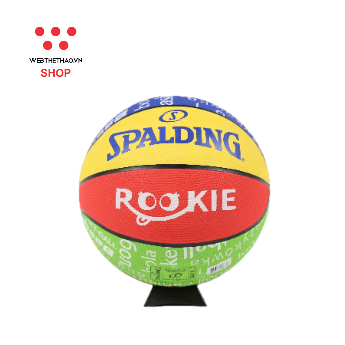 Bóng rổ Spalding Rookie – Outdoor Size 7 84-368 - Hàng Chính Hãng