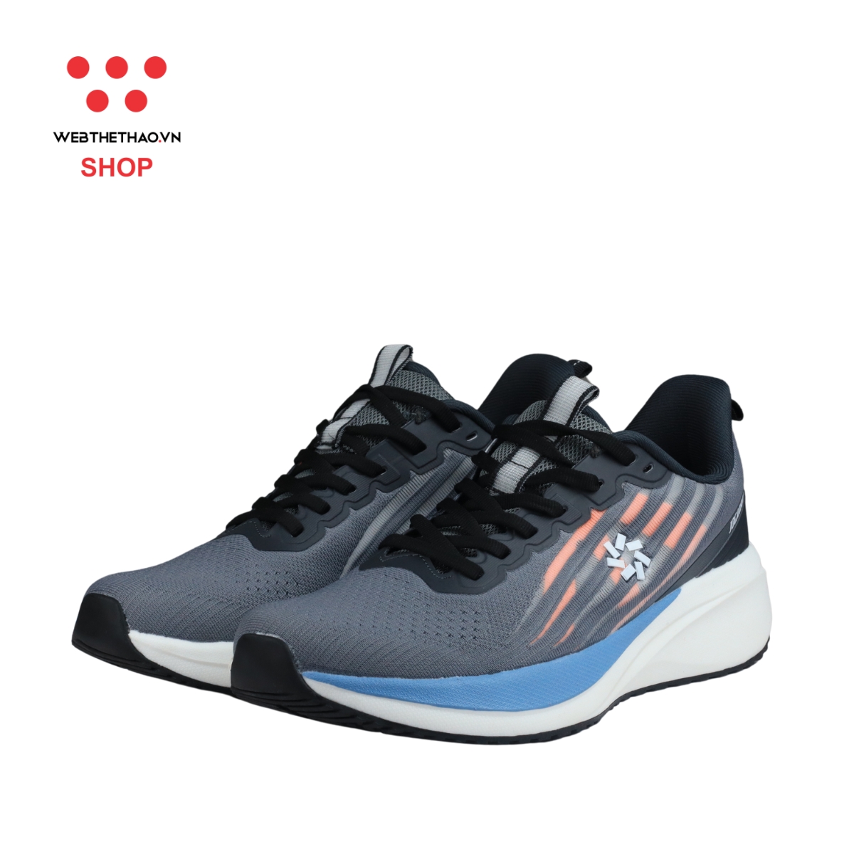Giày thể thao chạy bộ Jogarbola Cloud Step "Dark Grey" JG-CLOUD-02 - Hàng Chính Hãng