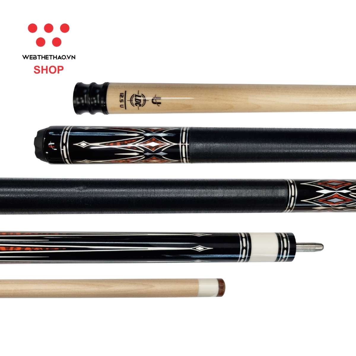 Gậy đánh bi-a Universal Elega Stroke ES Series ES-02 - Hàng Chính Hãng