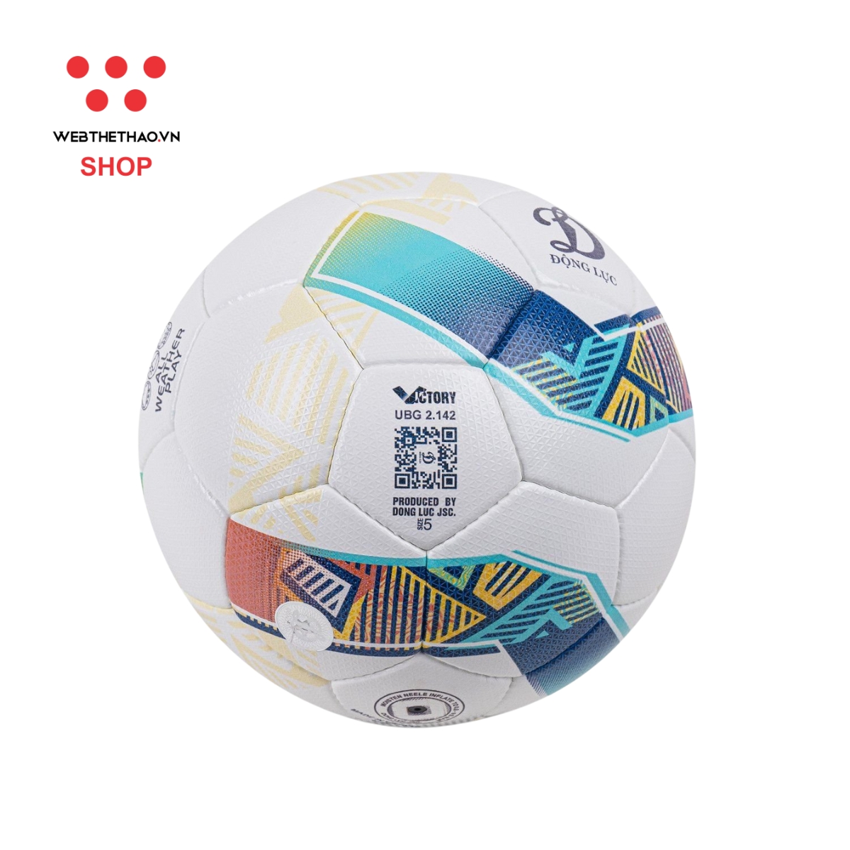 Bóng đá thi đấu FIFA Basic UBG 2.142 Victory size 5 màu "Vàng" DL-UBG-2.142-02 - Hàng Chính Hãng
