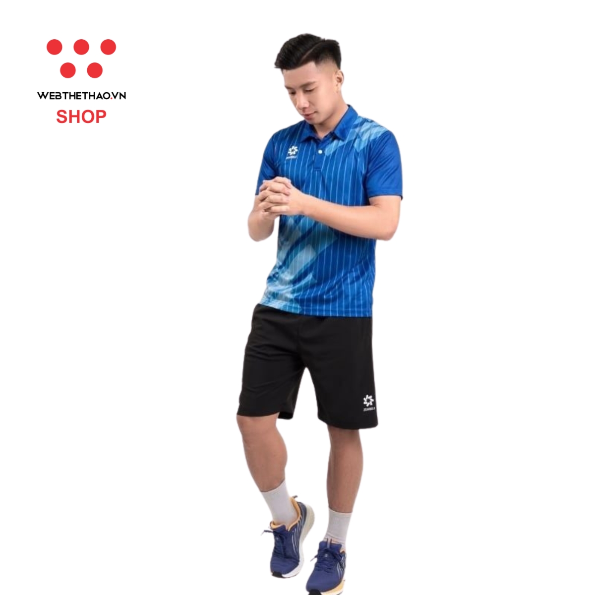 Áo polo thể thao Jogarbola Kuban "Blue" MJ-A4090-01 - Hàng Chính Hãng