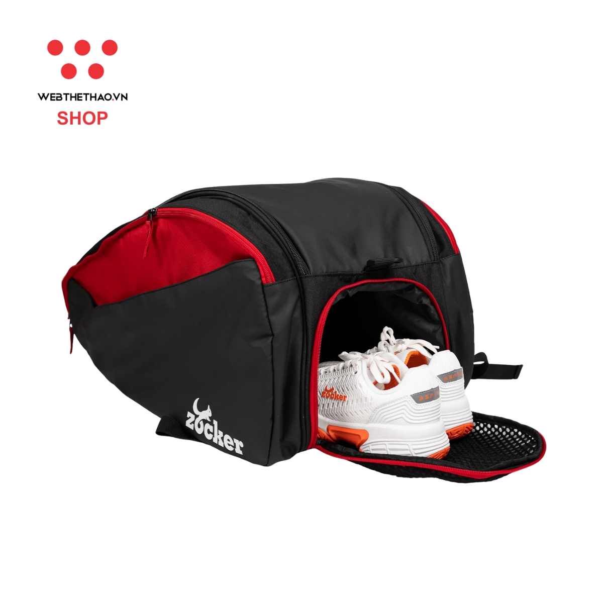 Balo Thể Thao Pickleball Zocker Chuyên Nghiệp BL-VDV0525 "Đỏ" - Hàng Chính Hãng
