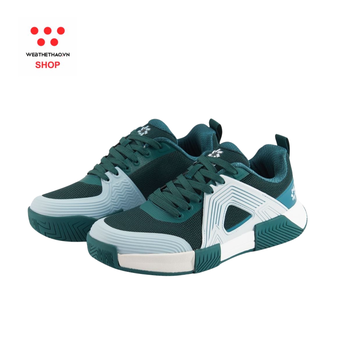 Giày Pickleball Nam Jogarbola Vortex màu "Green/Baby Blue" JG-VORTEX-05 - Hàng Chính Hãng