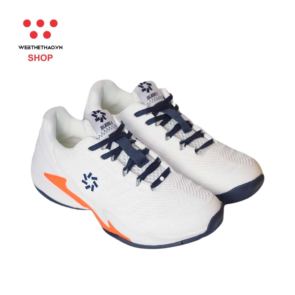 Giày thể thao Pickleball Nam Jogarbola Vento "White" JG-VENTO-02 - Hàng Chính Hãng