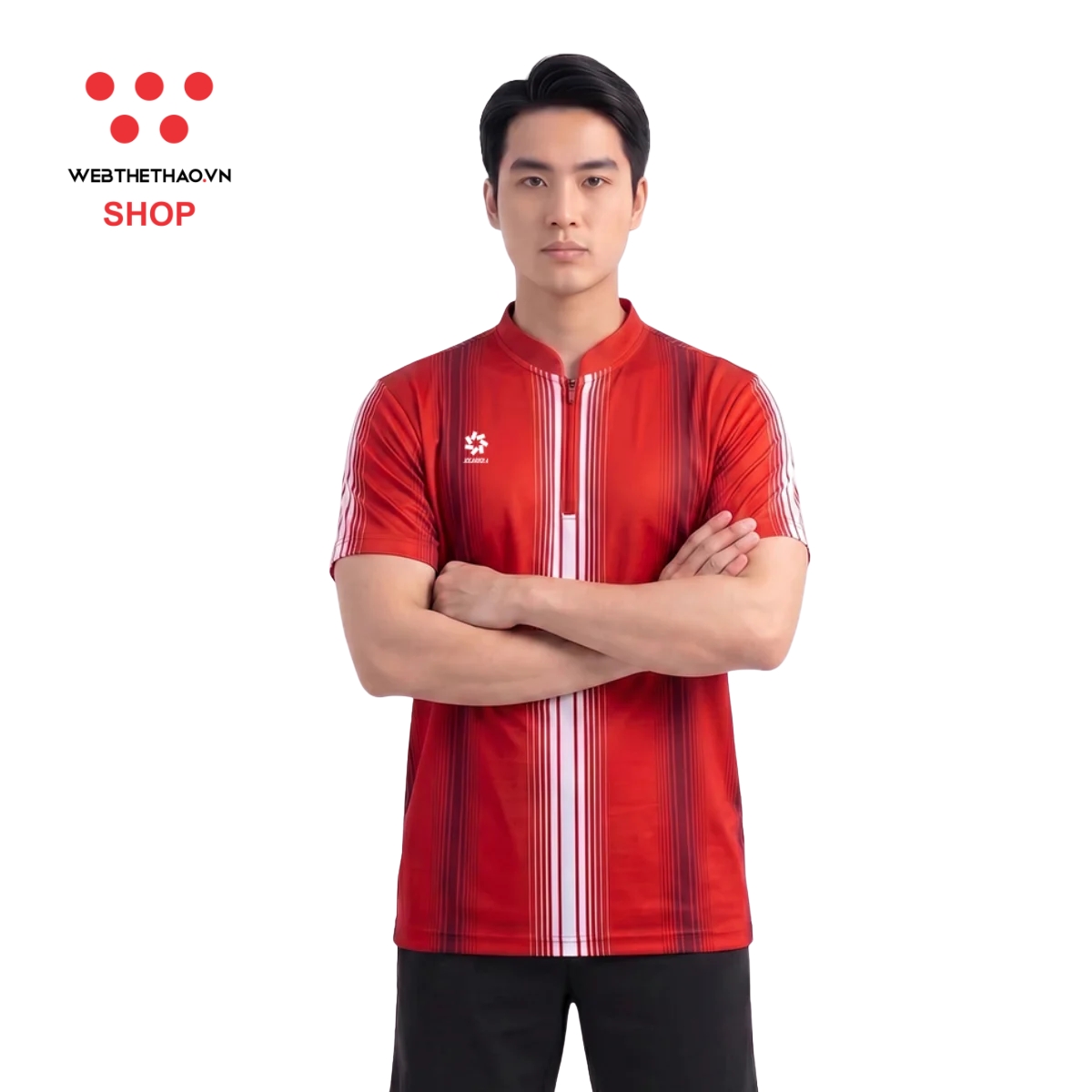 Áo polo thể thao Jogarbola Axis màu "Đỏ" MJ-A4380-01 - Hàng Chính Hãng
