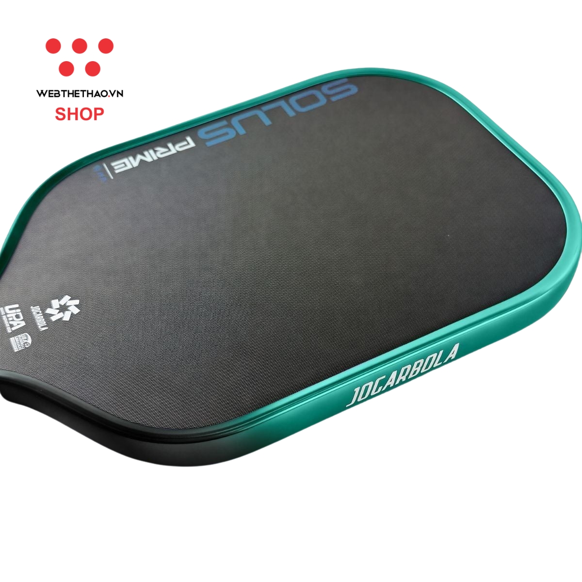 Vợt Pickleball Jogarbola Solus Prime Metallic Edge "Teal" JG-SPM-01 - Hàng Chính Hãng
