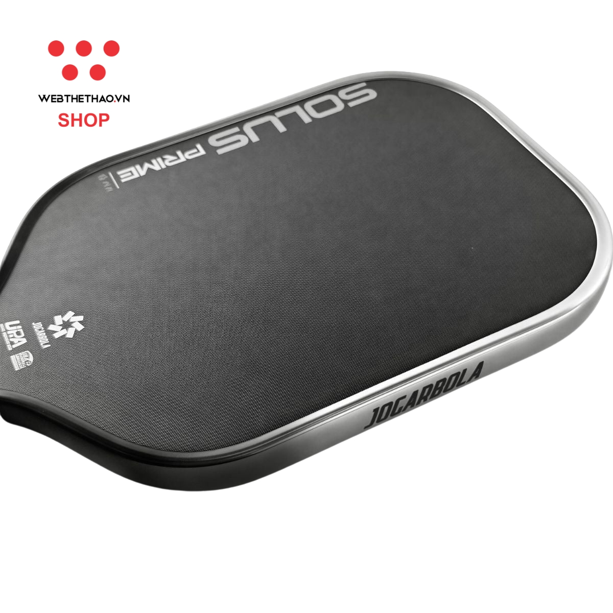 Vợt Pickleball Jogarbola Solus Prime Metallic Edge "Deep Grey" JG-SPM-02 - Hàng Chính Hãng