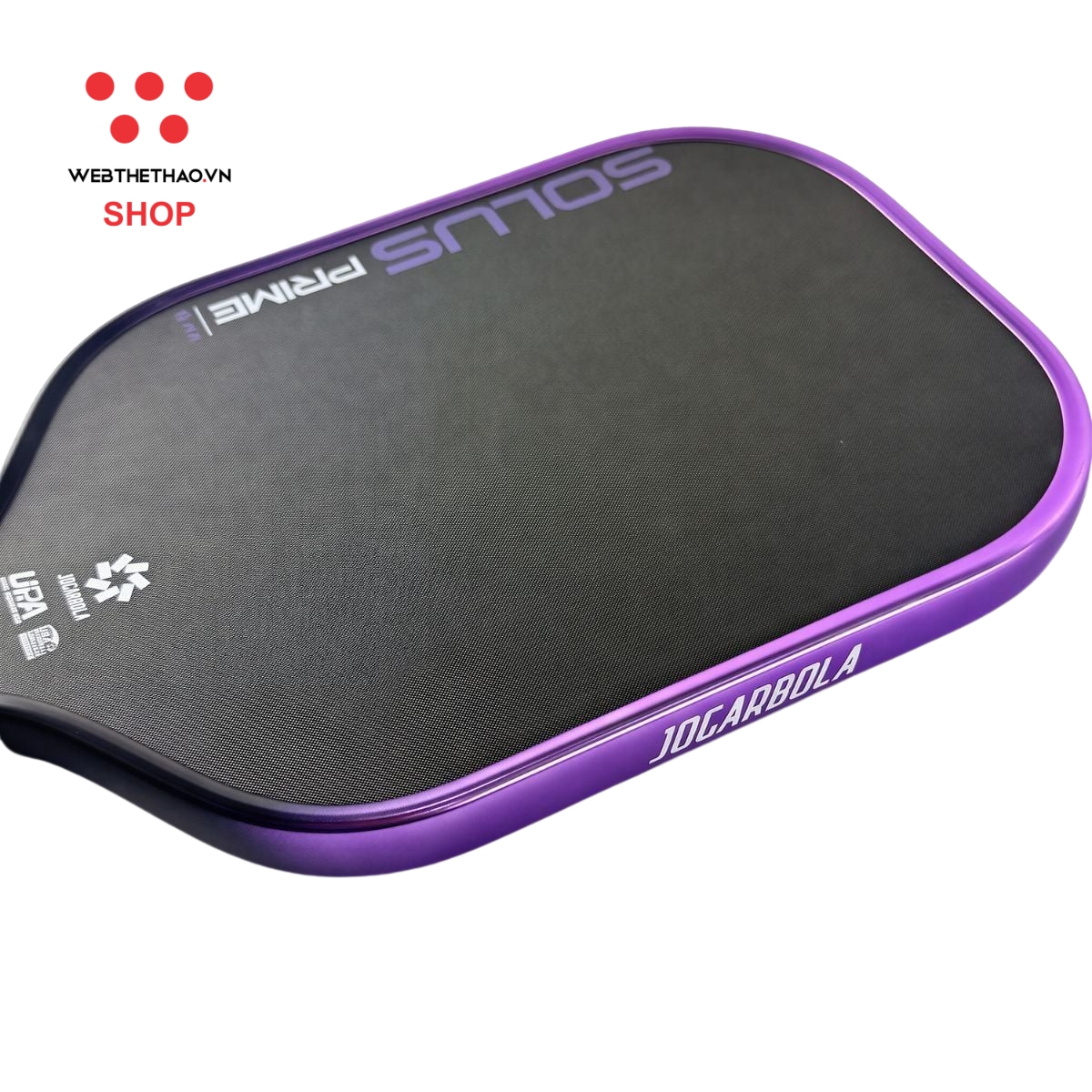 Vợt Pickleball Jogarbola Solus Prime Metallic Edge "Deep Purple" JG-SPM-04 - Hàng Chính Hãng