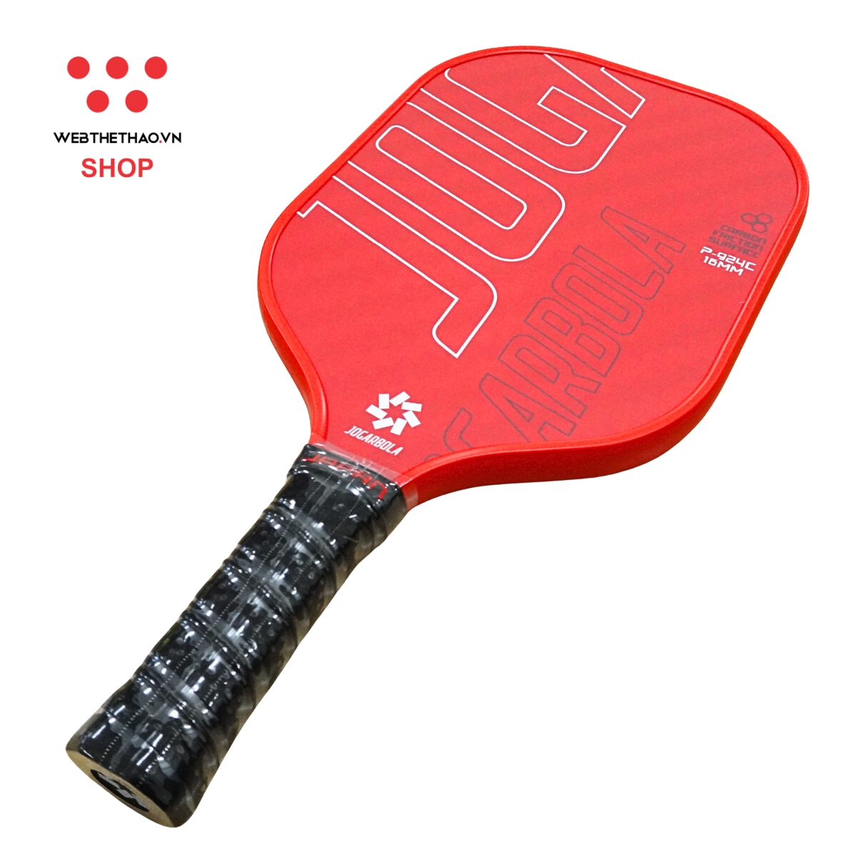 Vợt Pickleball Jogarbola "Đỏ" P-294C - Hàng Chính Hãng (tặng 2 bóng + túi đựng)