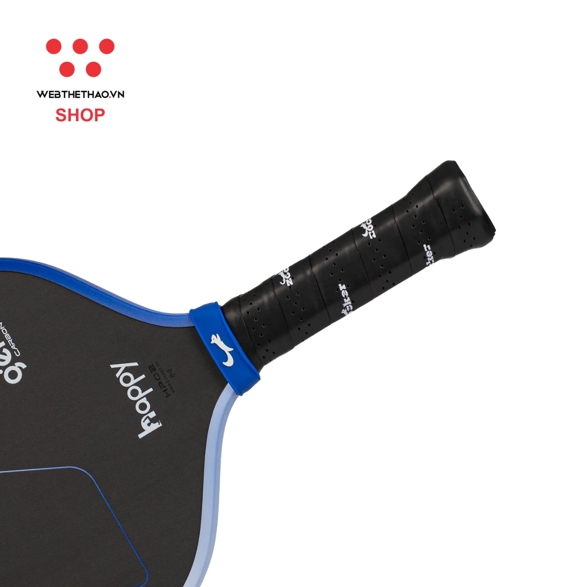 Vợt Pickleball Zocker Happy HP02 Gen 2 "White/Blue" HP02-G2-02 - Hàng Chính Hãng