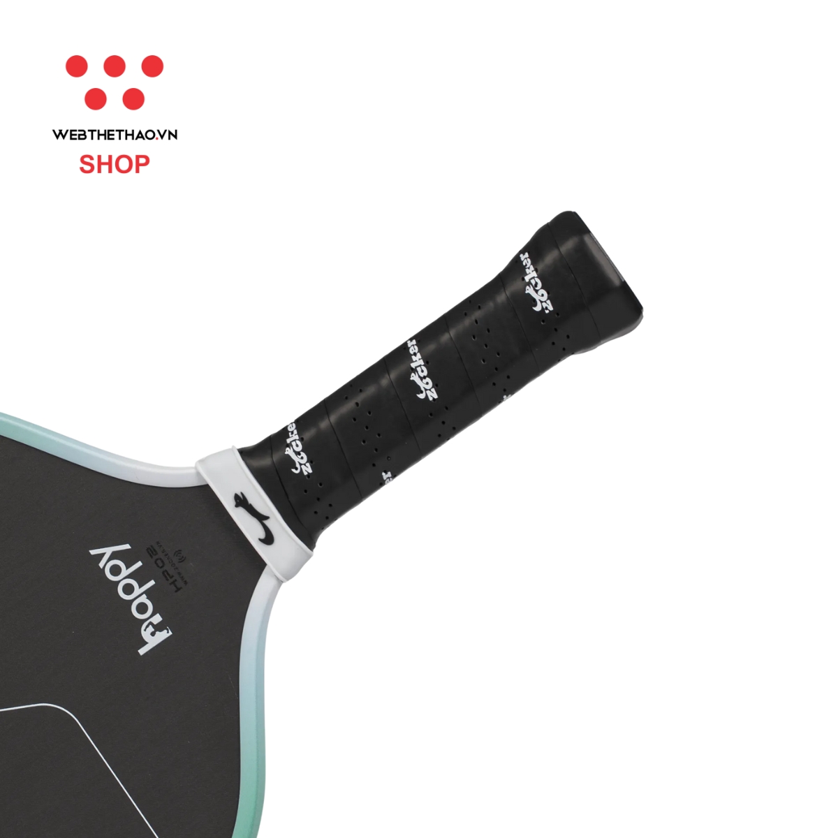 Vợt Pickleball Zocker Happy HP02 Gen 2 "White/Mint" HP02-G2-03 - Hàng Chính Hãng